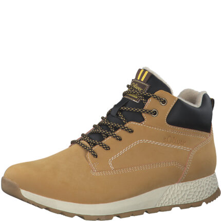 Мъжки боти с връзки S.Oliver  жълти