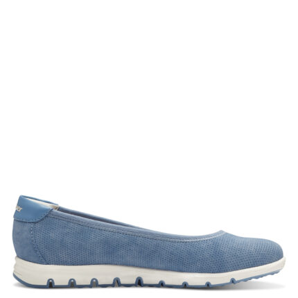 Дамски равни обувки S.Oliver Soft Foam сини