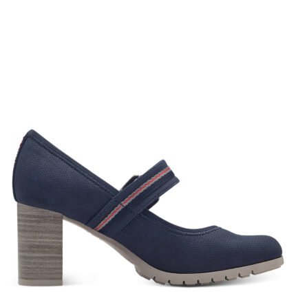 Дамски обувки на ток S.Oliver Soft Foam сини