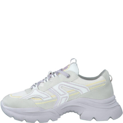 Дамски спортни обувки S.Oliver Soft Foam слонова кост/лилави