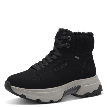 Дамски боти S.Oliver TEX Soft Foam черни