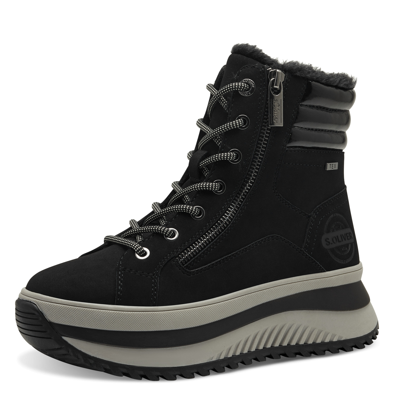 Дамски боти S.Oliver TEX Soft Foam черни