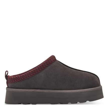 Дамски чехли S.Oliver естествен велур сиви