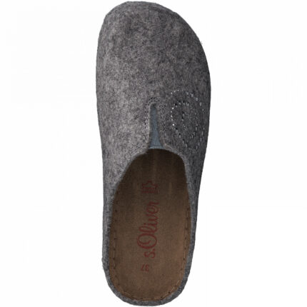 Дамски домашни чехли s.Oliver сиви