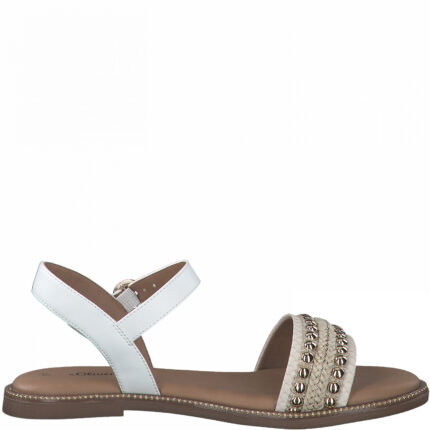 Дамски равни сандали S.Oliver бели