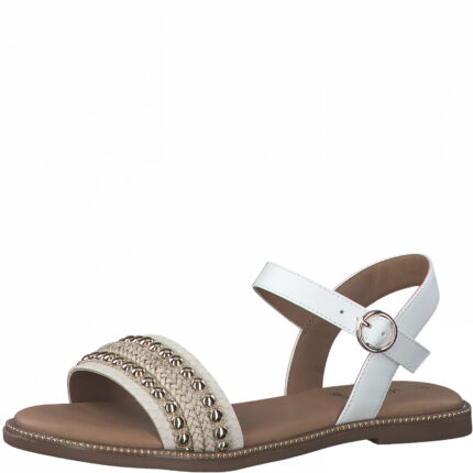 Дамски равни сандали S.Oliver бели