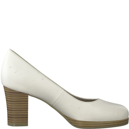 Дамски елегантни обувки на  среден ток Jana бежови