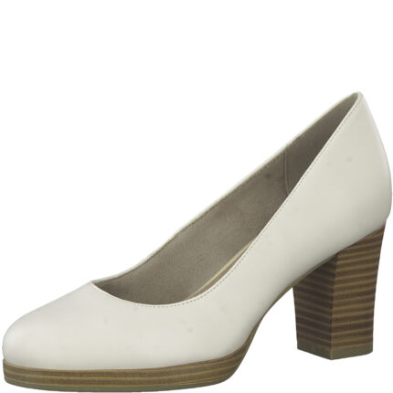 Дамски елегантни обувки на  среден ток Jana бежови