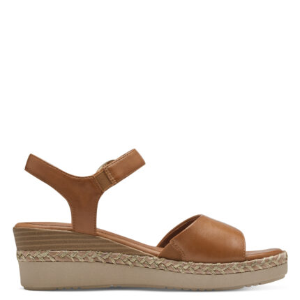 Дамски сандали Jana VEGAN  ширина H кафяви