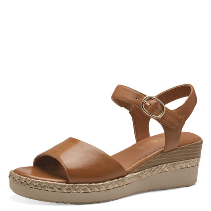 Дамски сандали Jana VEGAN  ширина H кафяви