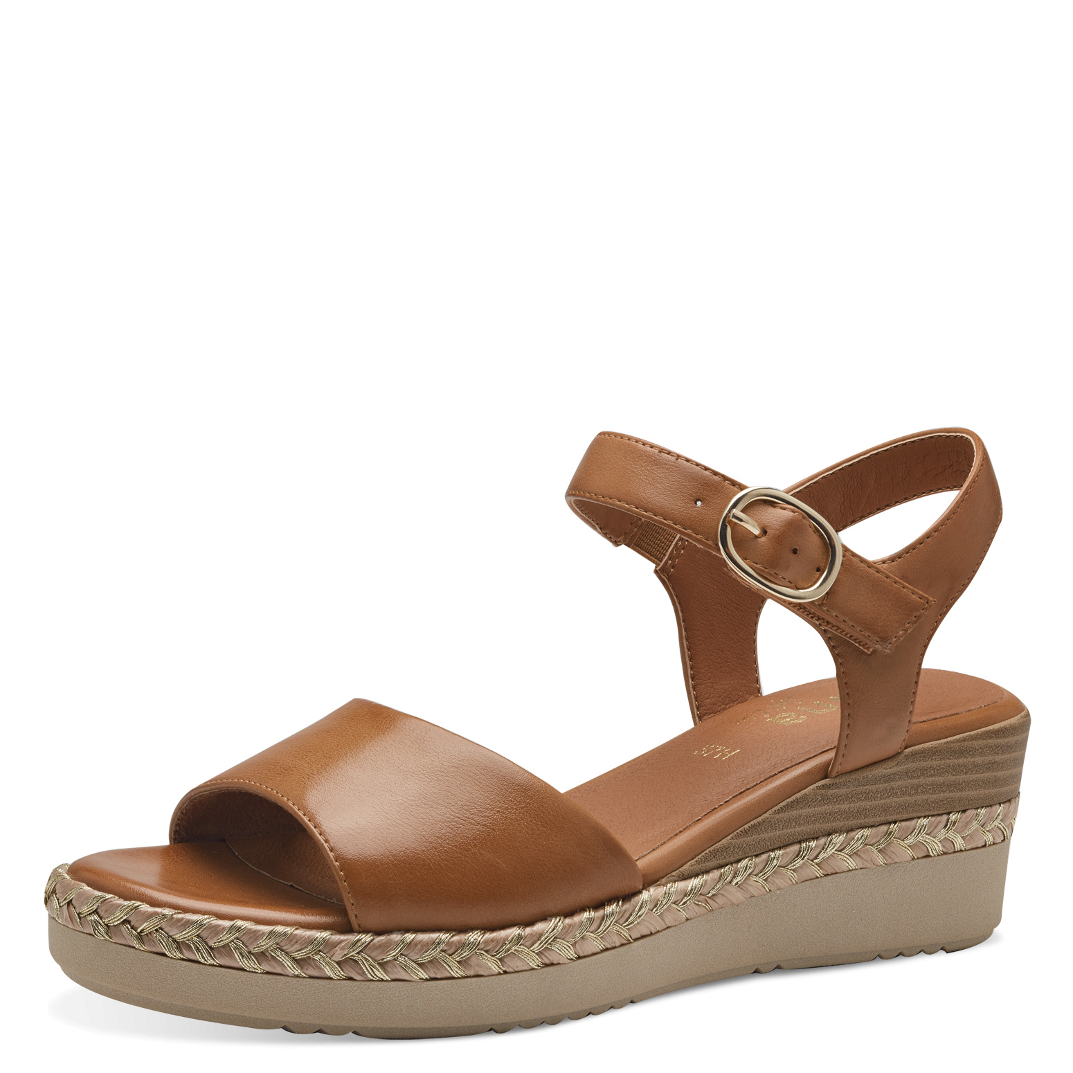 Дамски сандали Jana VEGAN  ширина H кафяви