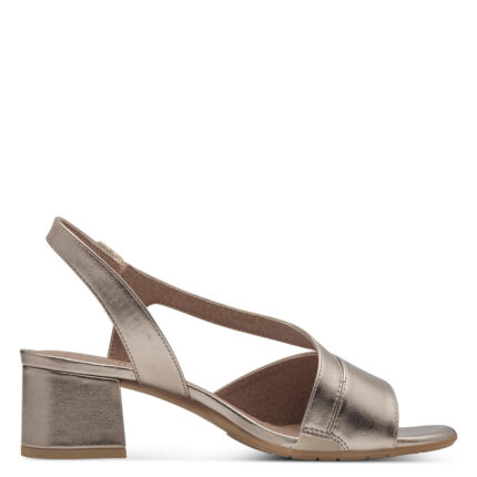 Дамски сандали Jana VEGAN  ширина H златисти