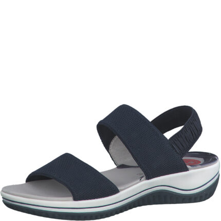 Дамски равни сандали Jana  Relax Fit сини ширина H