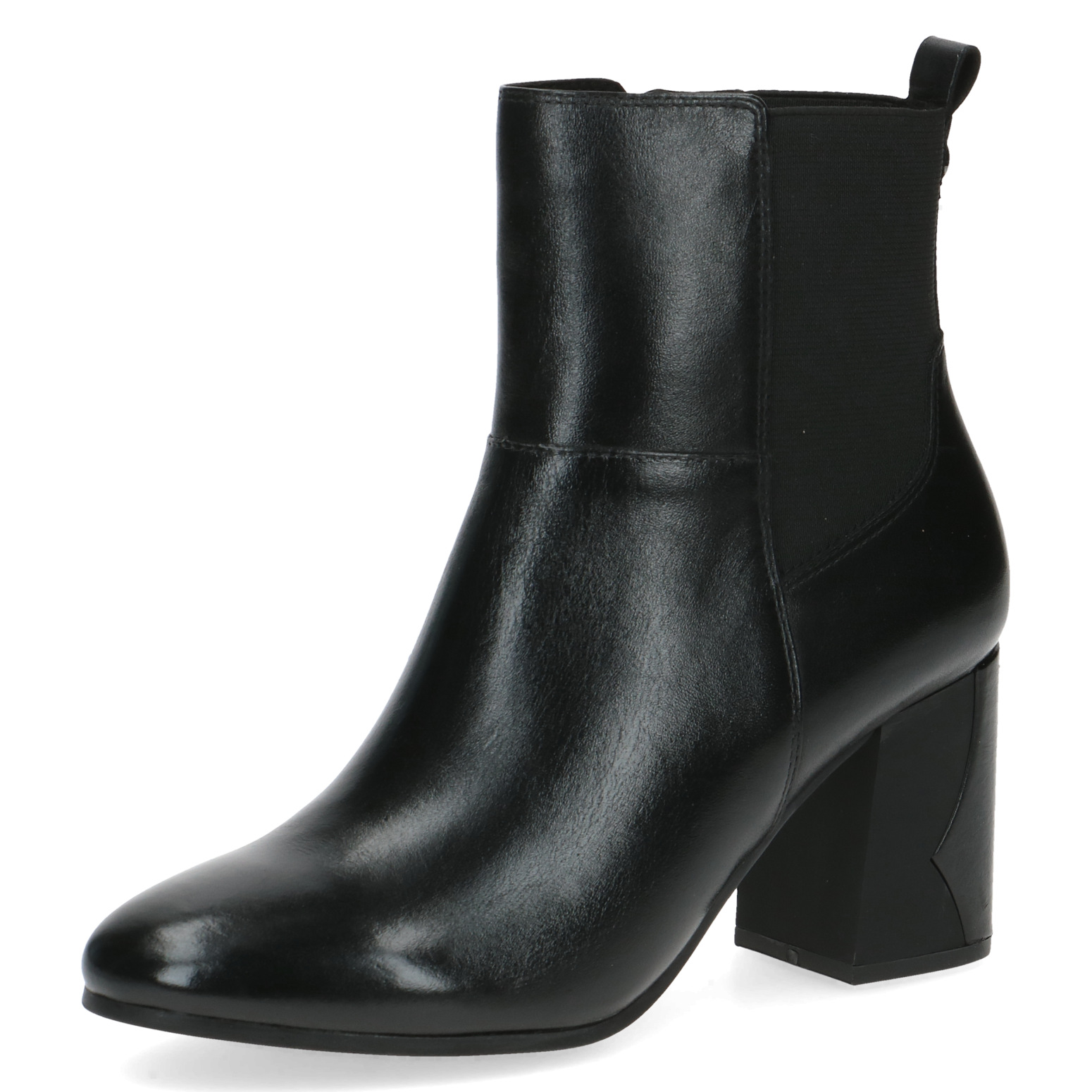 Дамски елегантни боти на висок ток Caprice черни