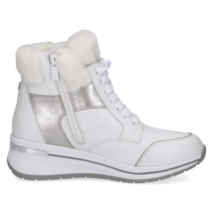 Дамски боти Caprice TEX естествена кожа бели