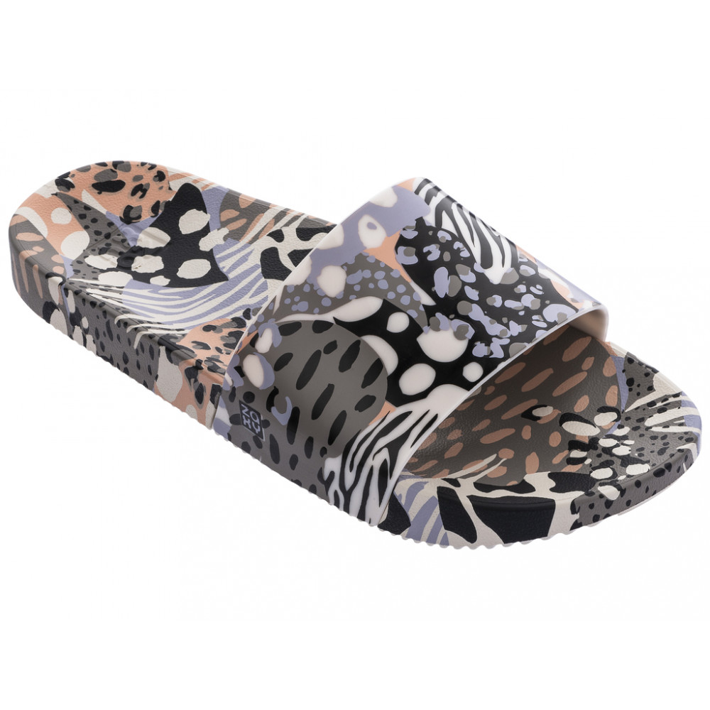 Дамски чехли Zaxy  черни/цветни