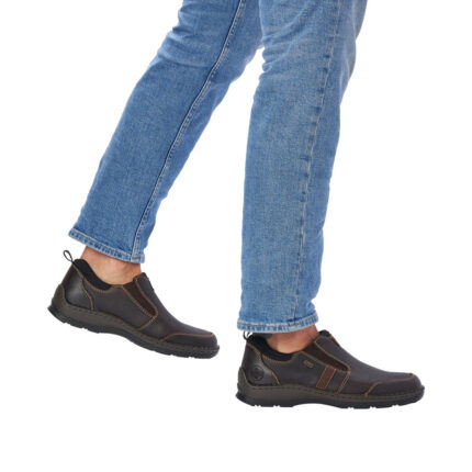 Мъжки ежедневни обувки без връзки RIEKER  ТЕХ 05355-25  кяфви ширина Н