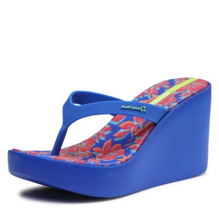 Дамски чехли на платформа Ipanema Lipstick  сини