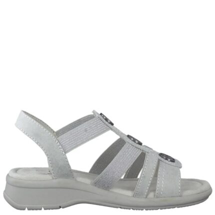 Дамски сандали Jana VEGAN  ширина H сиви