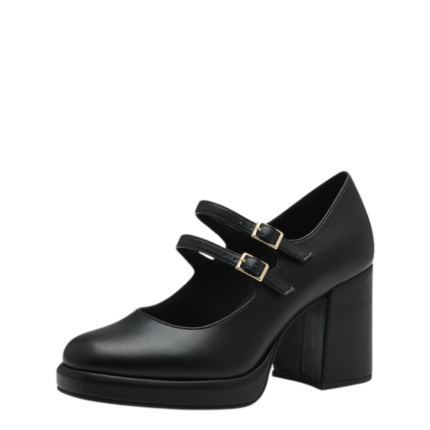 Дамски обувки на висок ток Marco Tozzi Feel Mе черни