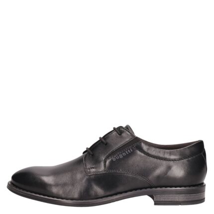 Мъжки обувки Bugatti естествена кожа черни