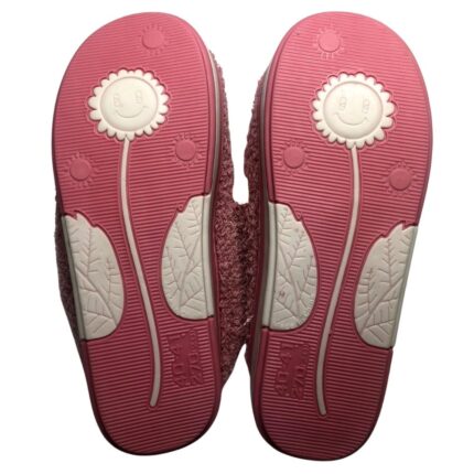 Дамски домашни чехли Kompass "зайчета" розови