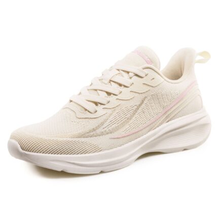 Дамски маратонки с връзки Bulldozer бежови