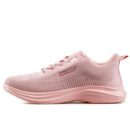 Дамски маратонки с връзки Bulldozer розови