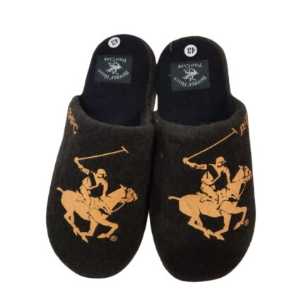 Мъжки домашни чехли Polo зелени