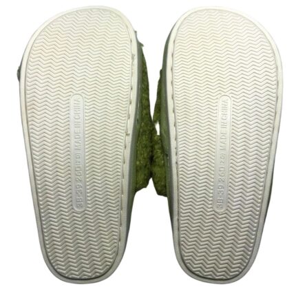 Дамски домашни чехли Kompass зелени патета
