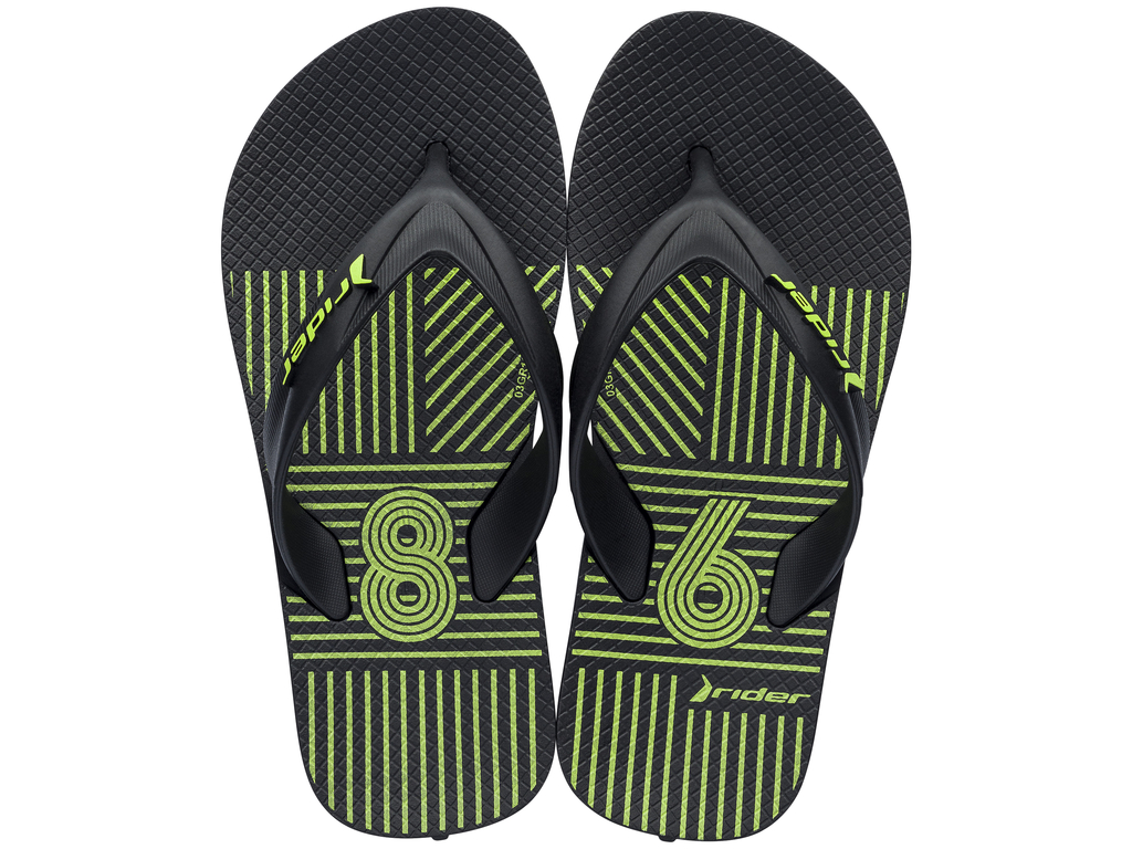 Детски джапанки RIDER STRIKE GRAPHICS KIDS черни