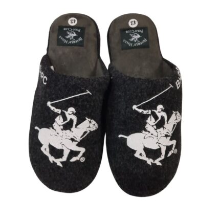 Мъжки домашни чехли Polo черни