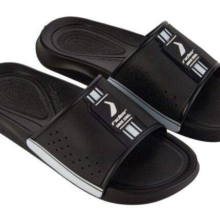 Мъжки анатомични чехли RIDER-12271 черни/бели