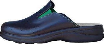 Мъжки медицински чехли Sanital Light естествена кожа сини