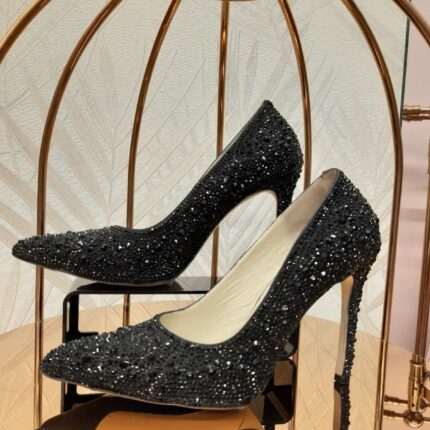 Дамски официални обувки Yoncy  естествена кожа  черни