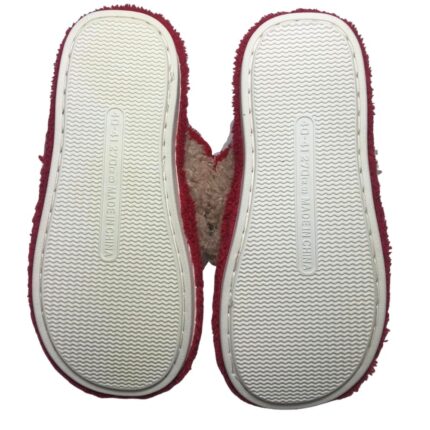 Дамски домашни чехли Kompass "ананас" червени
