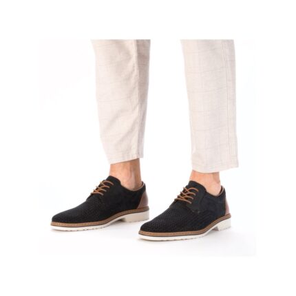 Мъжки ежедневни обувки RIEKER-16506-16 тъмно сини