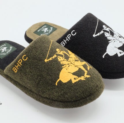 Мъжки домашни чехли Polo черни