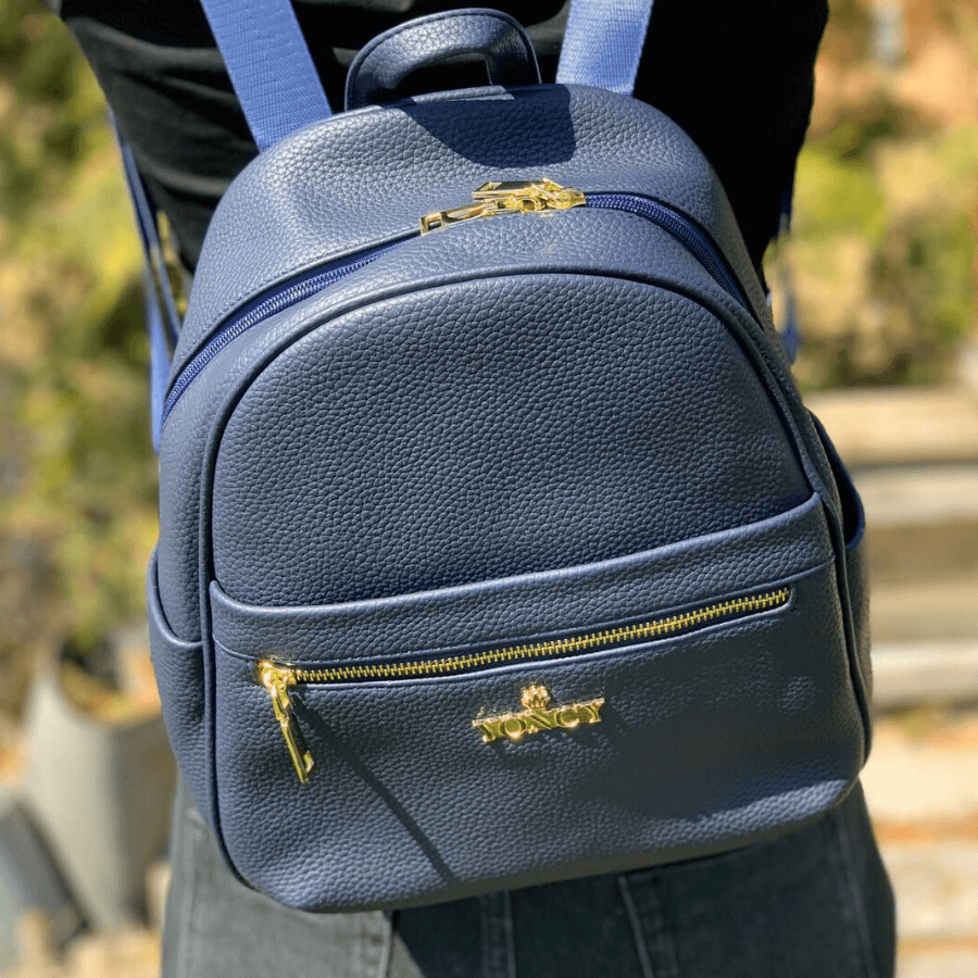 Дамскa средна раница Yoncy® синя