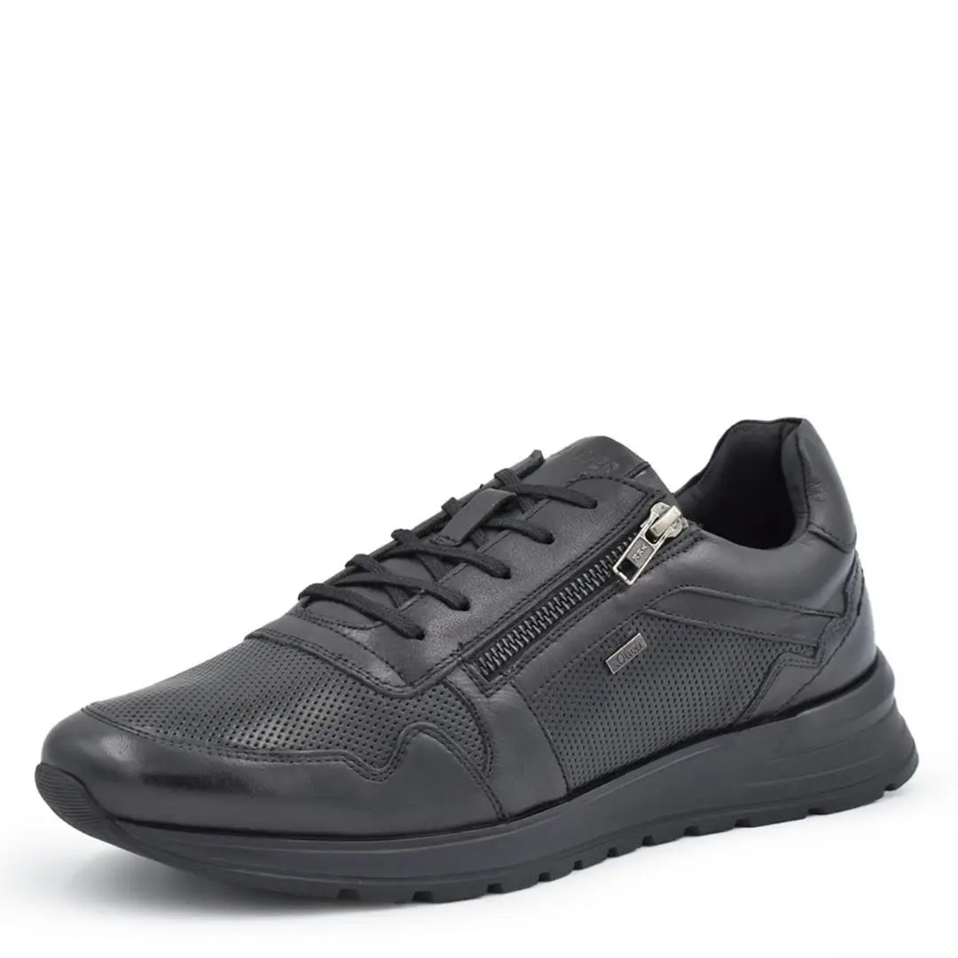 Мъжки обувки S.Oliver Soft Foam естествена кожа черни