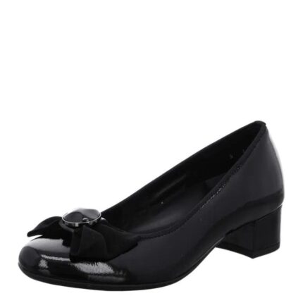 Дамски обувки Ara естествена кожа High Soft черни