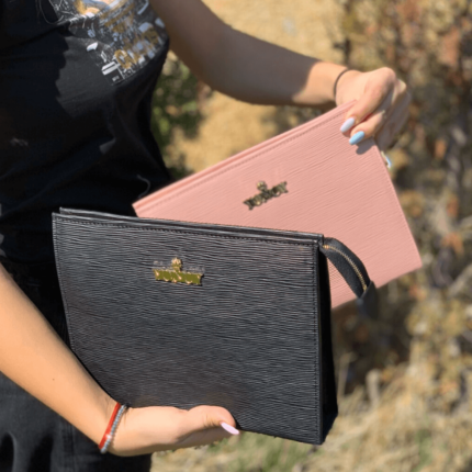 Дамска чанта клъч Yoncy® розова