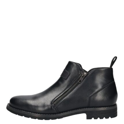 Мъжки боти от естествена кожа Bugatti черни