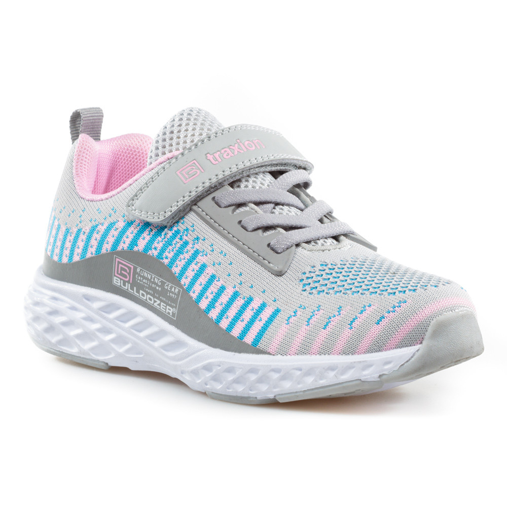 Детски спортни обувки Bulldozer сиви/розови 31-35