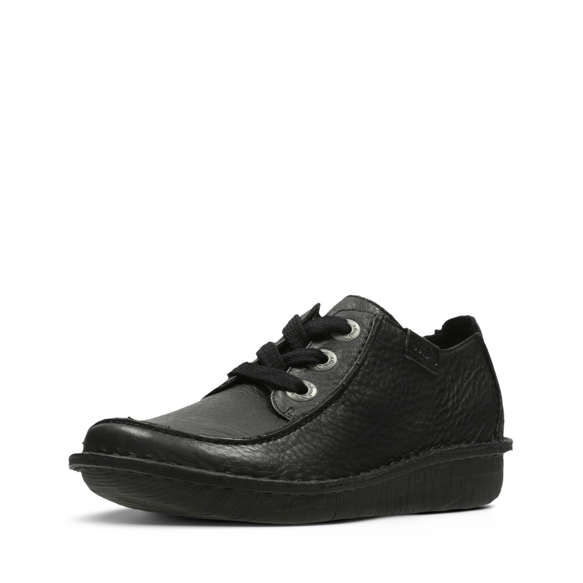 Дамски обувки естествена кожа Clarks Funny Dream черни с връзки