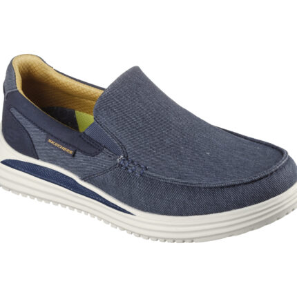 Мъжки ежедневни обувки  Skechers PROVEN  мемори пяна сини