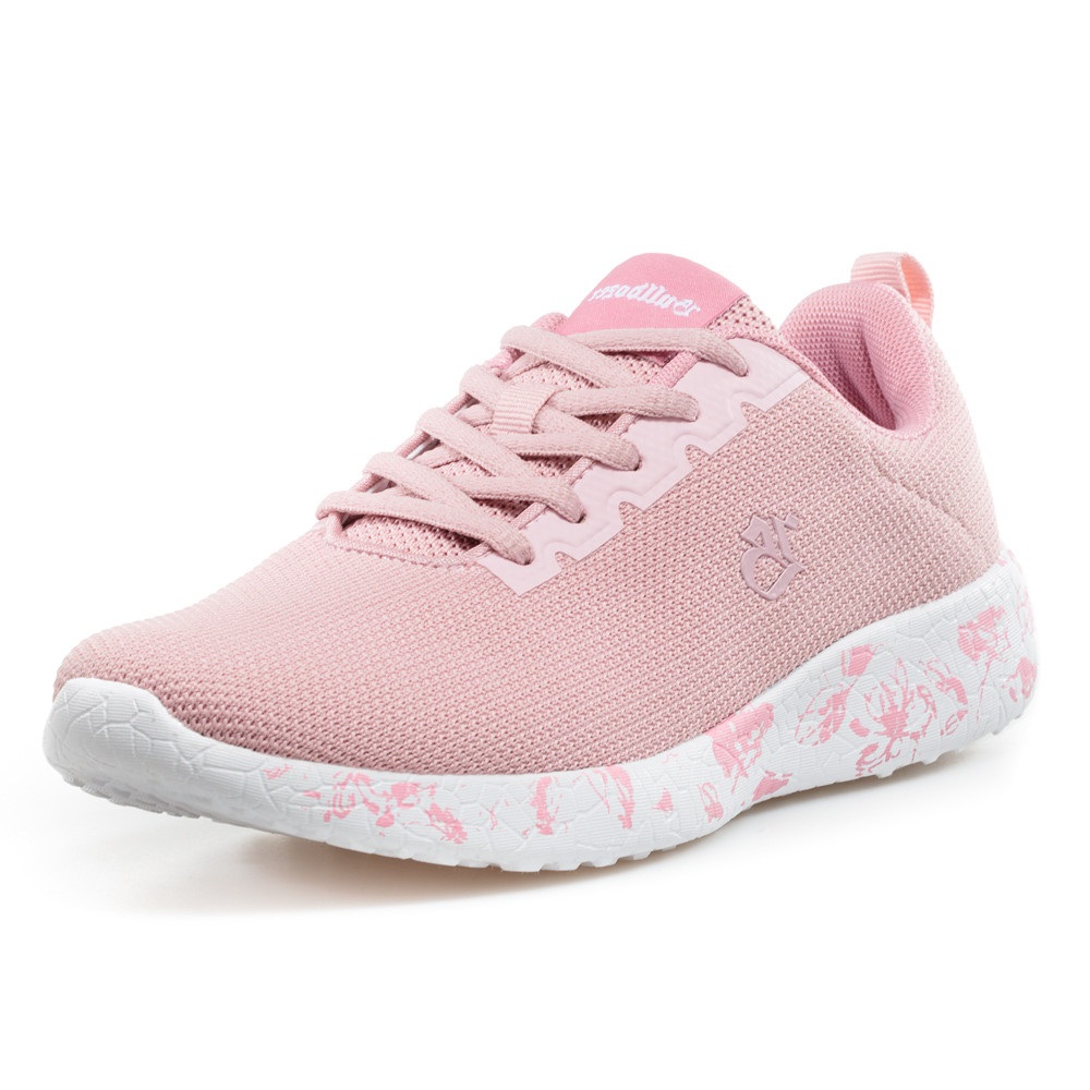 Дамски маратонки с връзки  Bulldozer розови