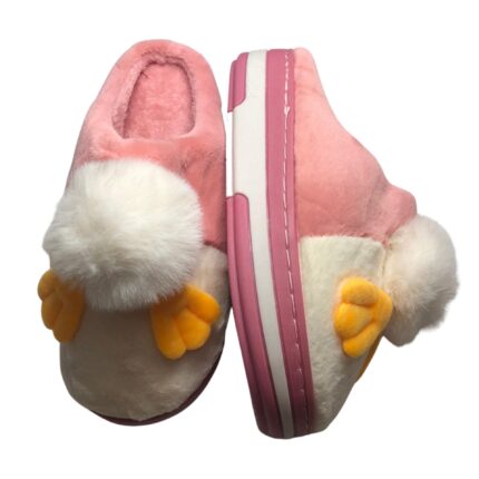 Домашни чехли Kompass розови "пате"