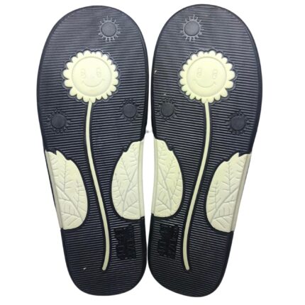 Домашни чехли Kompass черни "пате"