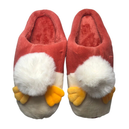 Домашни чехли Kompass оранжеви "пате"